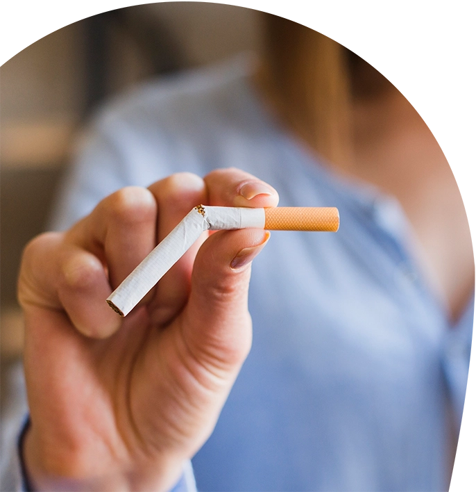 cigarette cassée